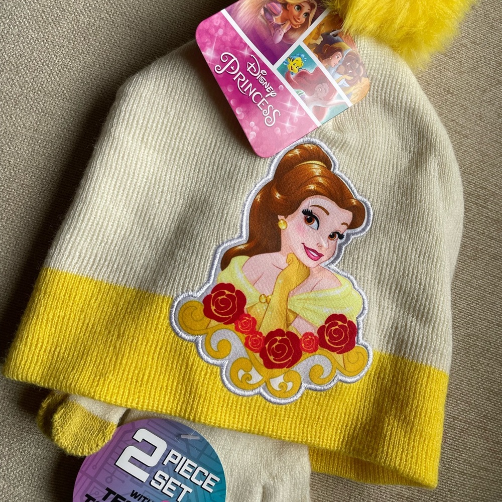 Disney Belle Hat and Glove set